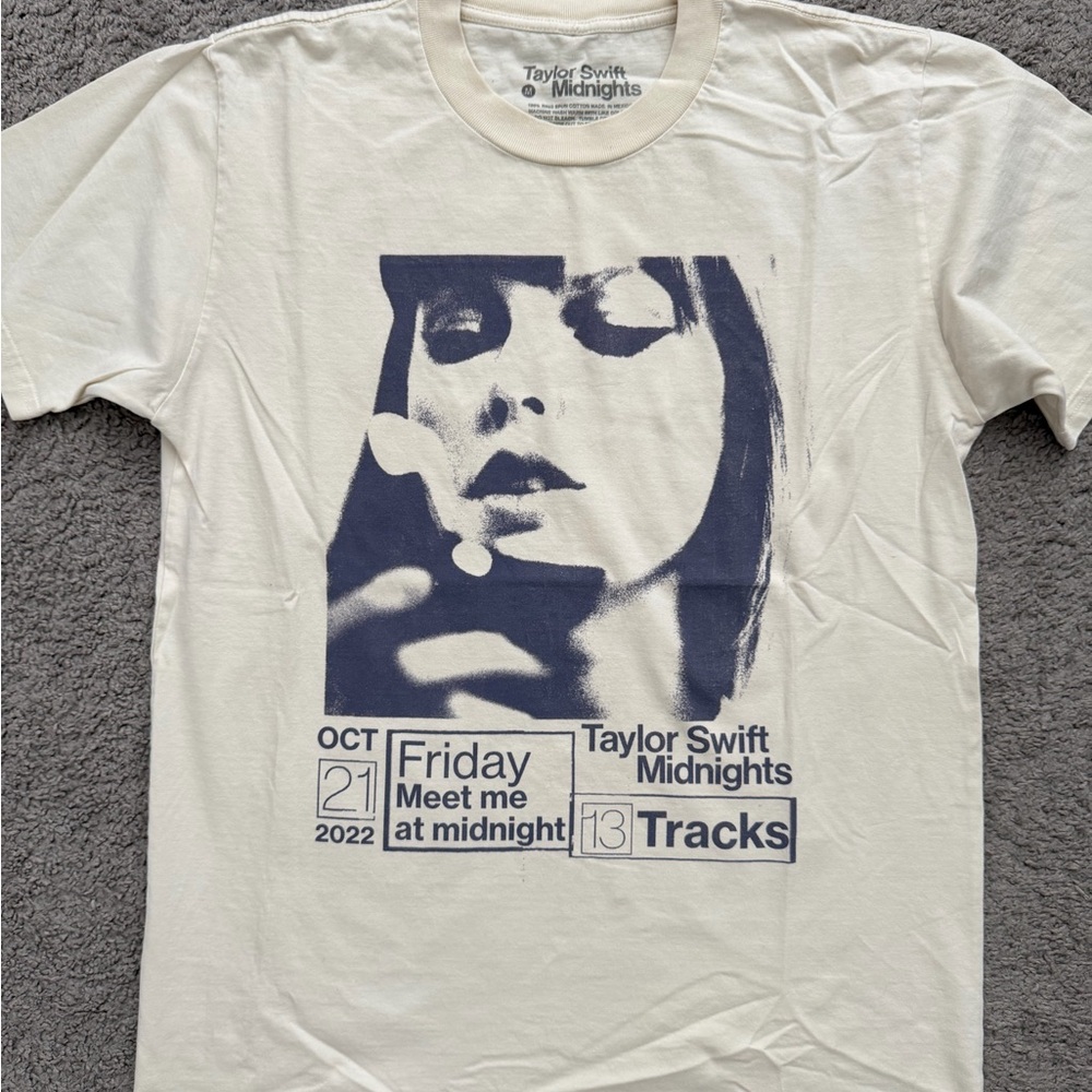 Taylor Swift Midnights Promo Shirt - Size Medium Excellent Condition 2022